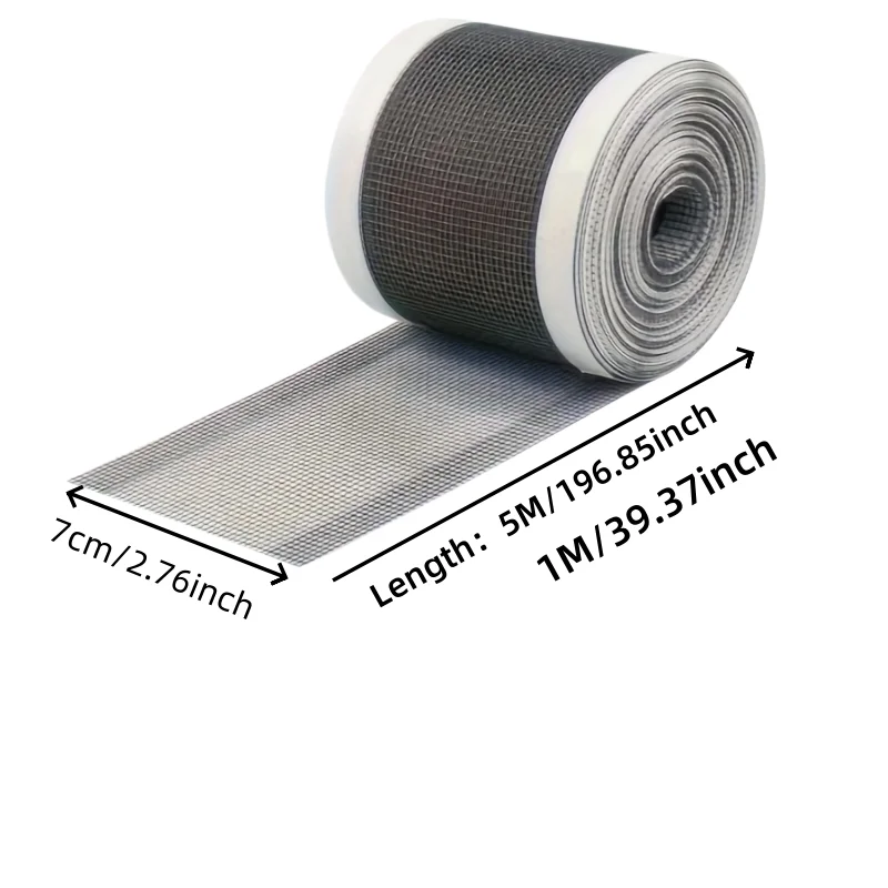 5/1M Trimmable Shower Drain Plug Protector,self-adhesive Floor Drain Sticker,mesh Sink Filter, Easy To Clean