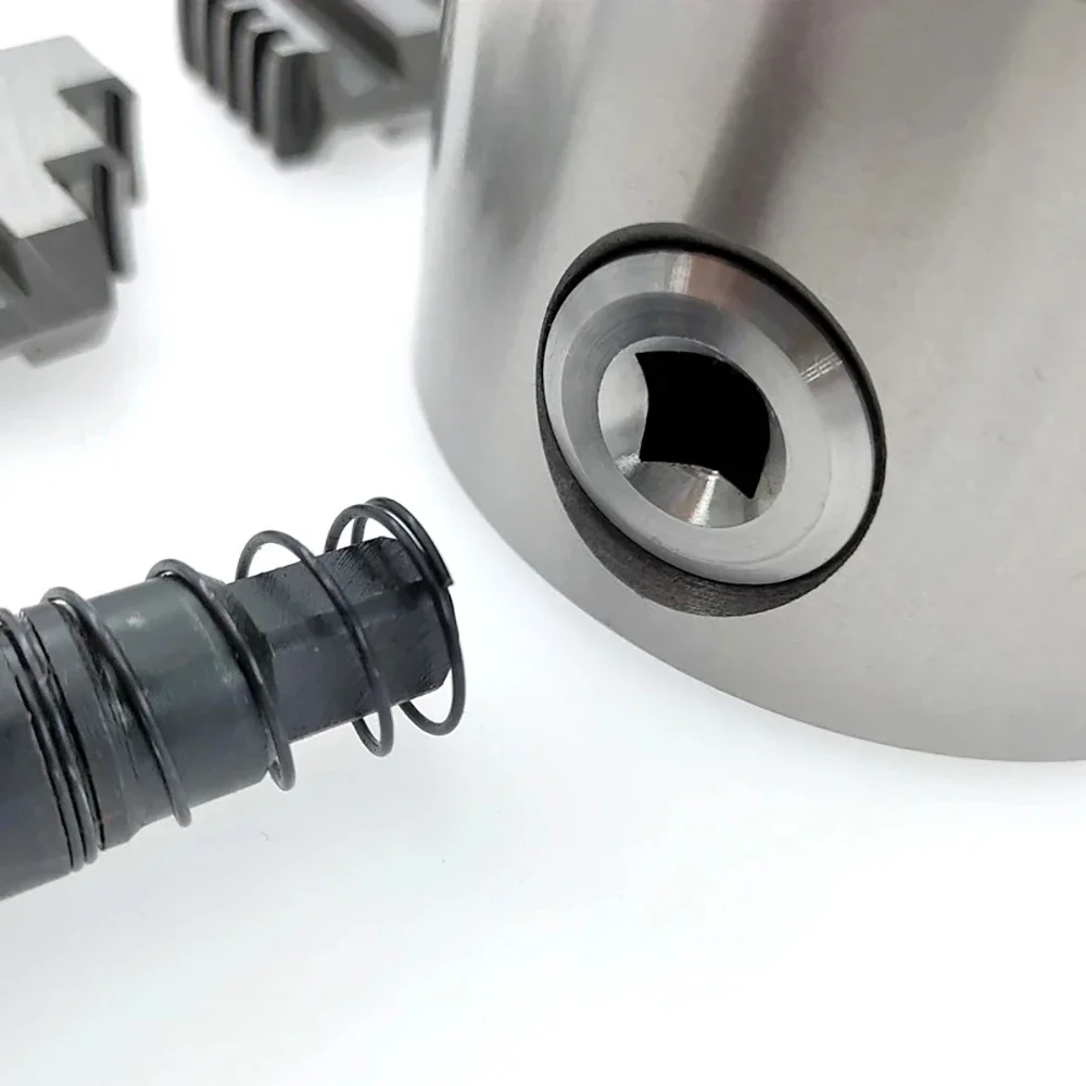 SANOU-K12-100 de mandrin de tour 100mm 4 en effet, pièces de tour à 4 mâchoires, métal à centrage automatique trempé pour mandrin CNC 1 jeu de travail de calcul de fraisage