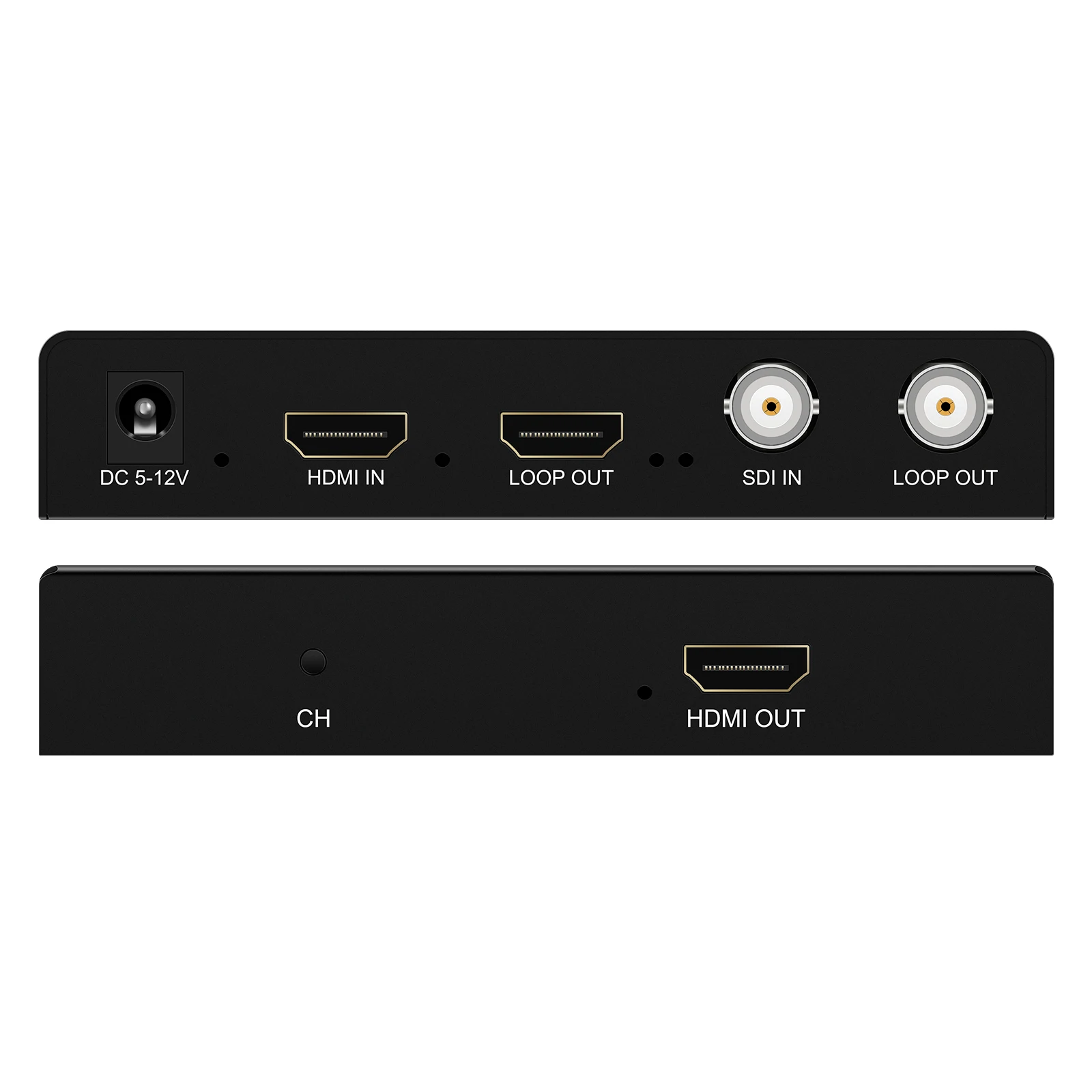 SDI/HDMI to HDMI Converter with HDMI SDI Loop Out, 1080p HD / 3G / SD to HDMI Video Audio Converter for Camera Monitor Projector