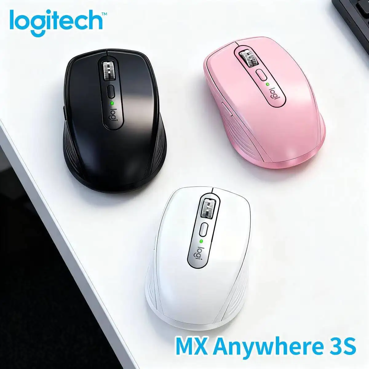 

Logitech Master Series MX Anywhere 3S Bluetooth Беспроводная бесшумная мышь Мягкий звук Офисный женский планшет