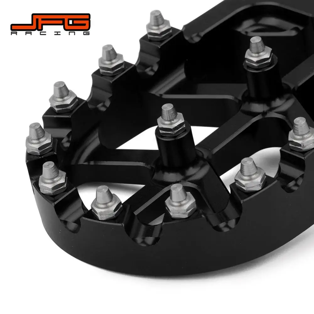 الدراجات النارية أوتاد القدم الدواسات الكهربائية الترابية دراجة CNC أجزاء لهوندا CRF50 70 110 XR50 70 110 موتوكروس أحمر أسود مسند القدمين مجموعة