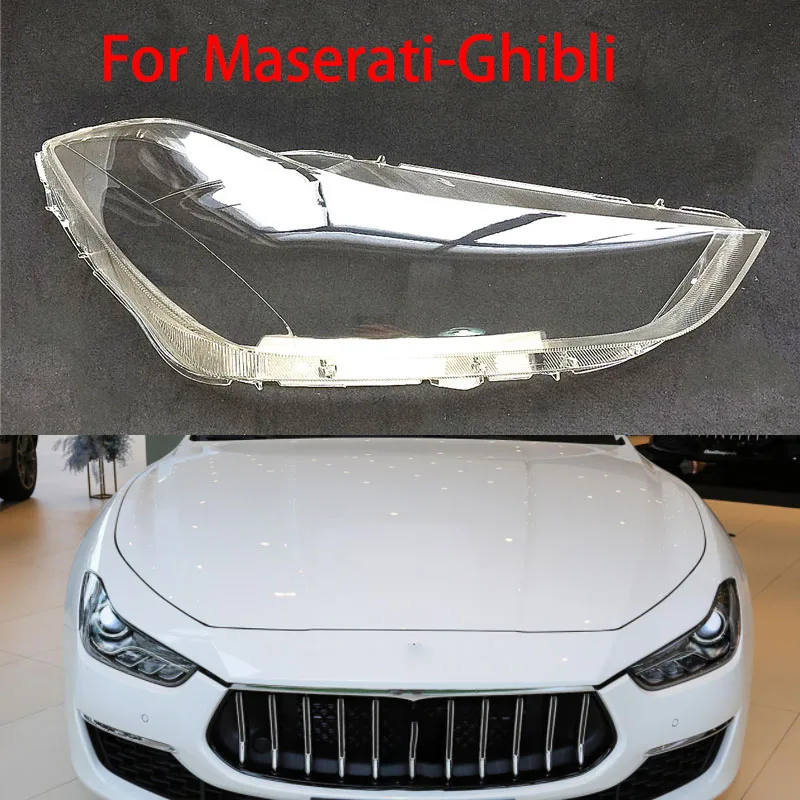 

For Maserati Ghibli 2013-2020 Headlight Lampshade Shade Shell Protect The Lens