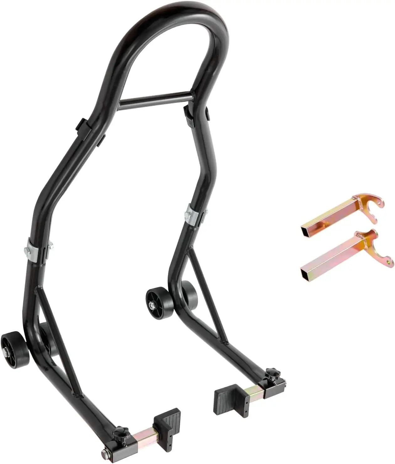 

Heavy-Duty Motorcycle Rear Wheel Stand, 850lbs Load Capacity with Adjustable U+L Fork for Suzuki Yamaha Honda Kawasaki