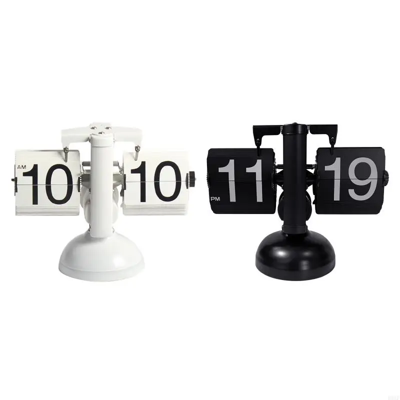 

B0KF Household Clock Stable Anti Fall Clock Mute Detachable Clock Easy Operation
