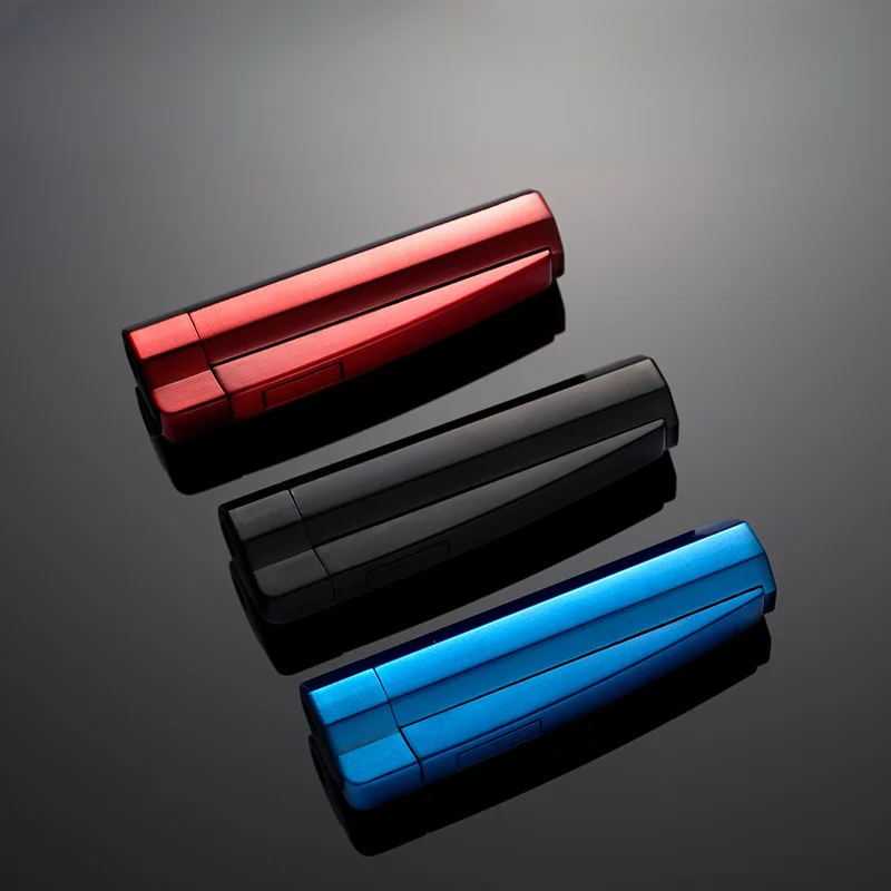 2024 New Portable Butane Gas Windproof Lighters Cigarette Cigar Lighter Mini Torch Jet Lighter Blue Flame 1300C Gadgets For Men