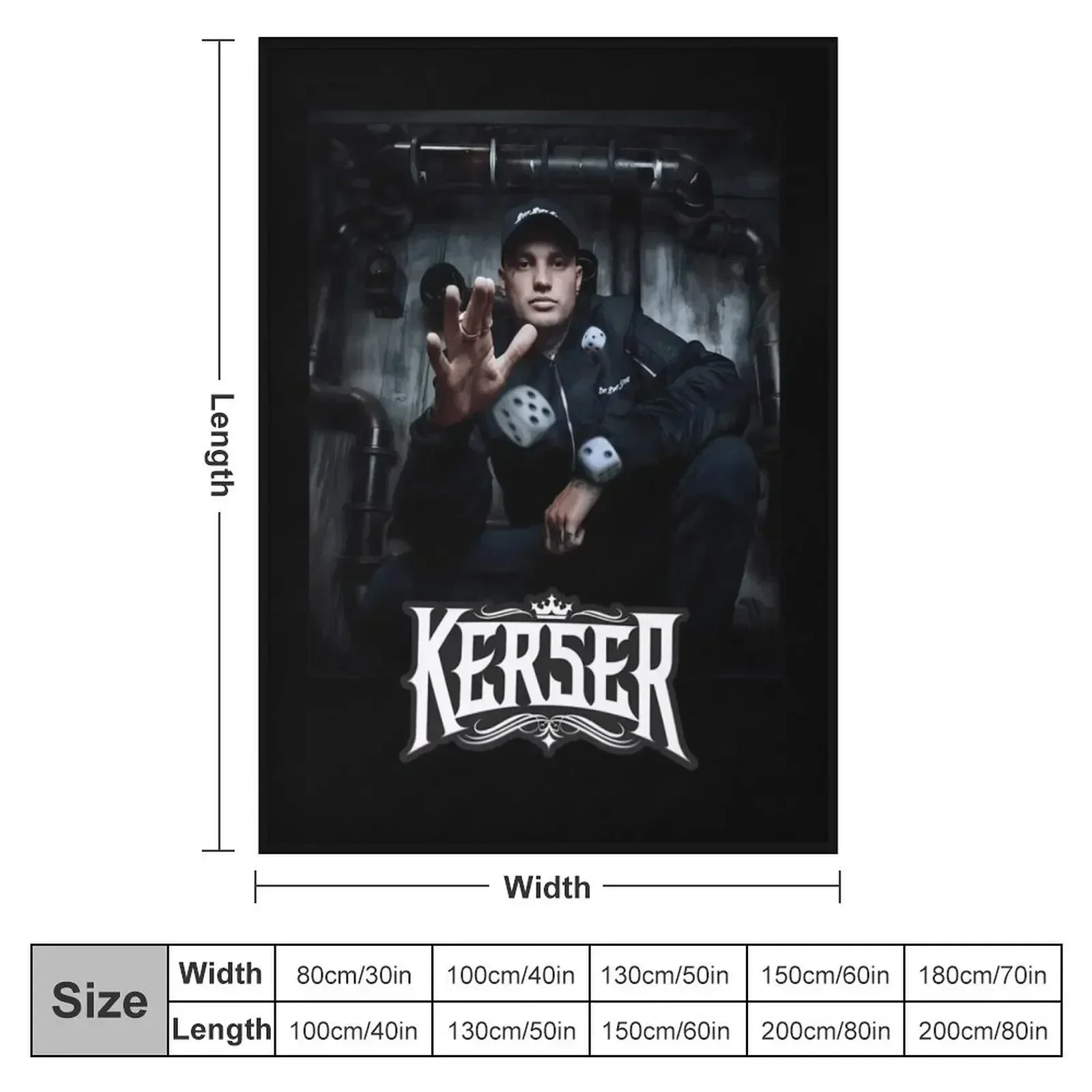 Roll the dice kerser Throw Blanket Comforter Soft Personalized Gift Luxury Throw Blankets