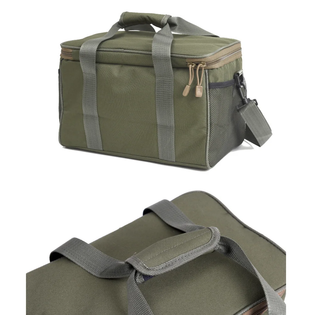 

Hard Lure Bag Waterproof Oxford Fabric Army Green 37x25x25cm Fishing Tackle Backpack Chest Shoulder Pack Fishing Accessory