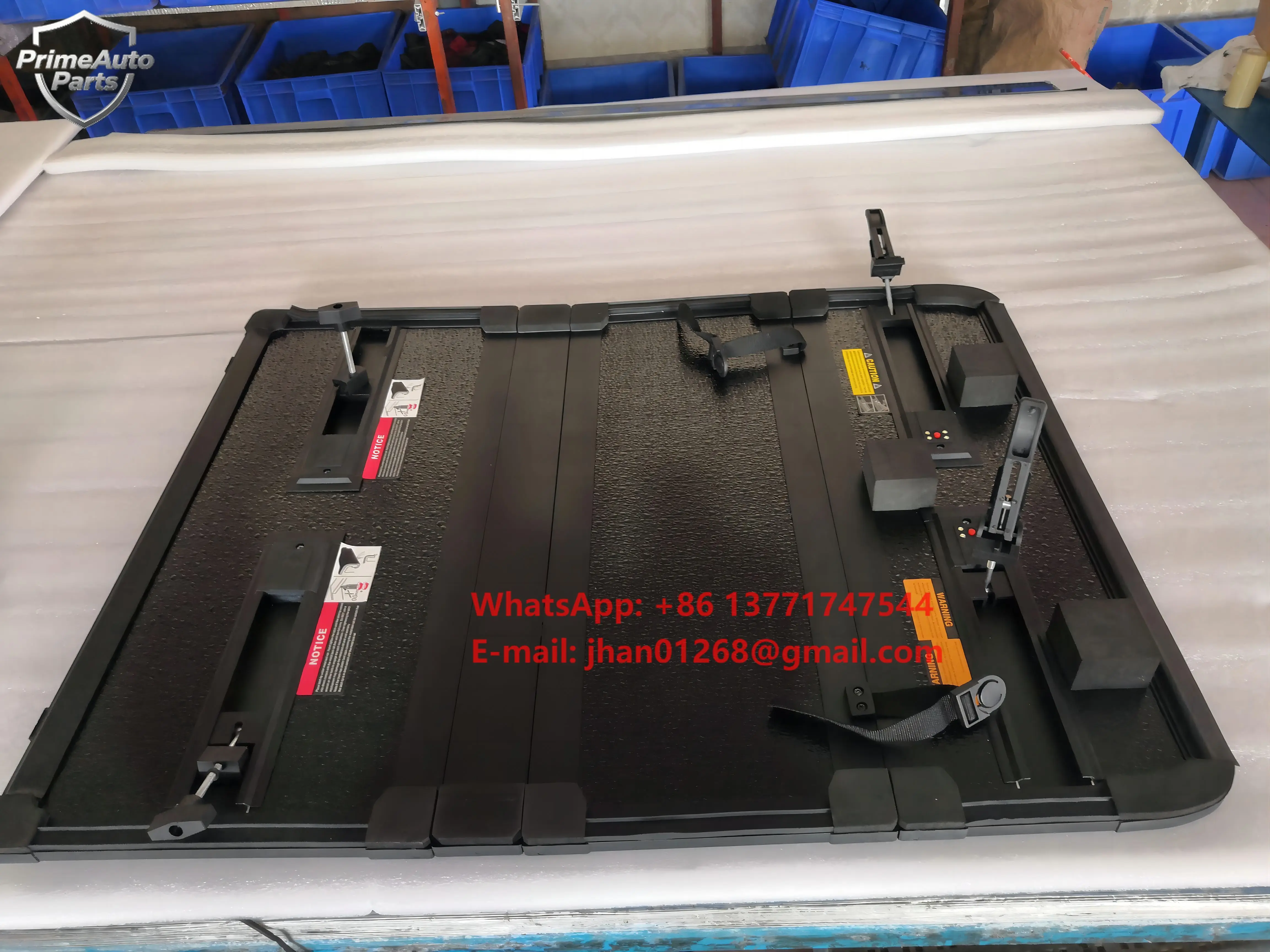BYD for Shark Accessories Retractable Roll-up Fiberglass Tonneau Cover for Pickup Trucks Tri-Fold Hardlid Locking Waterproof