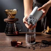 A15Q-Portable Hand Grinder USB Charging Electric Coffee Grinder Home Travel Outdoor Grinder Tools Easy To Clean And Stores