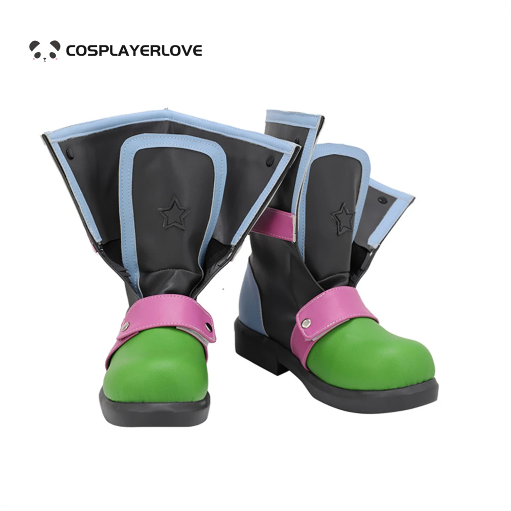 Compass Game Bazooka Girl Cosplay  Shoes Boots Custom Made For You