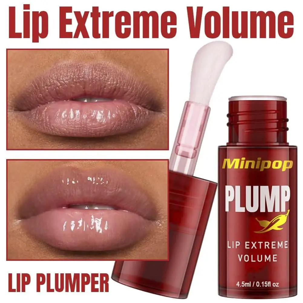 Professional Lip Plumper  Extreme Volume Super Moisturizing Plump Lip Balm Refine Lip Wrinkles Smooth Repair Nourishing Lip Balm