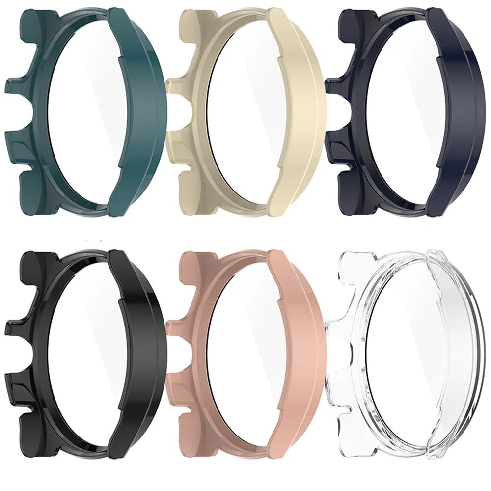 حافظة متعددة الألوان رفيعة للغاية وناعمة من مادة TPU لساعة Ticwatch Pro5 Enduro الذكية المضادة للغبار والمتينة