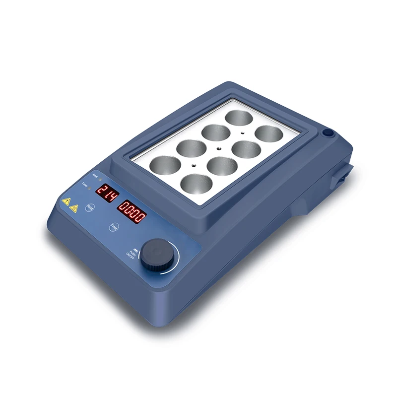 Thermostatic Dry Bath Laboratory Supply Dry Block Heater with Display Timer Temperature Control Lab Drying Equipment