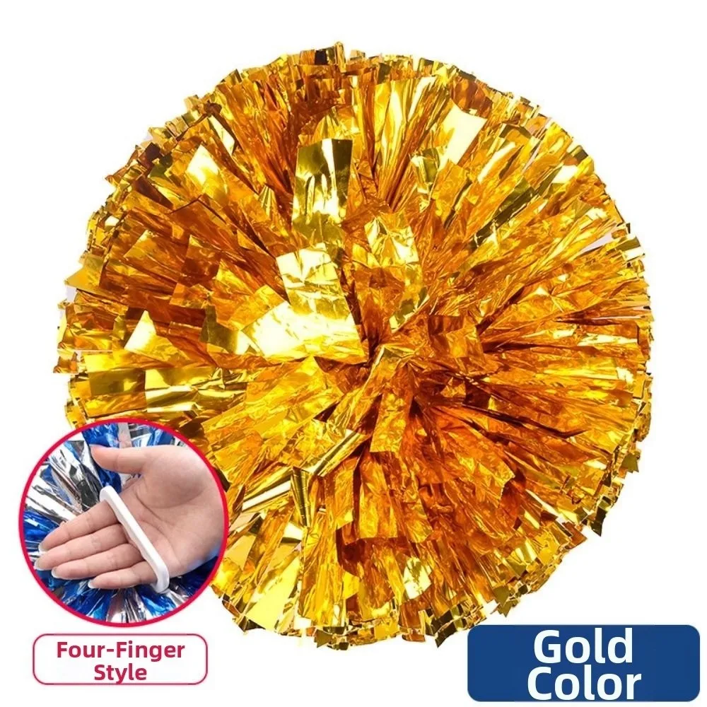 30 cm Kids Game Pom Poms HUISDIER Vier Vinger Ring Juichen Bal Veelkleurige Kom Op Rekwisieten Goedkope Praktische Cheerleading Club levert