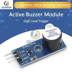 Módulo de zumbador activo de alta calidad para Arduino, nuevo Kit de bricolaje, módulos de alto nivel de zumbador activo