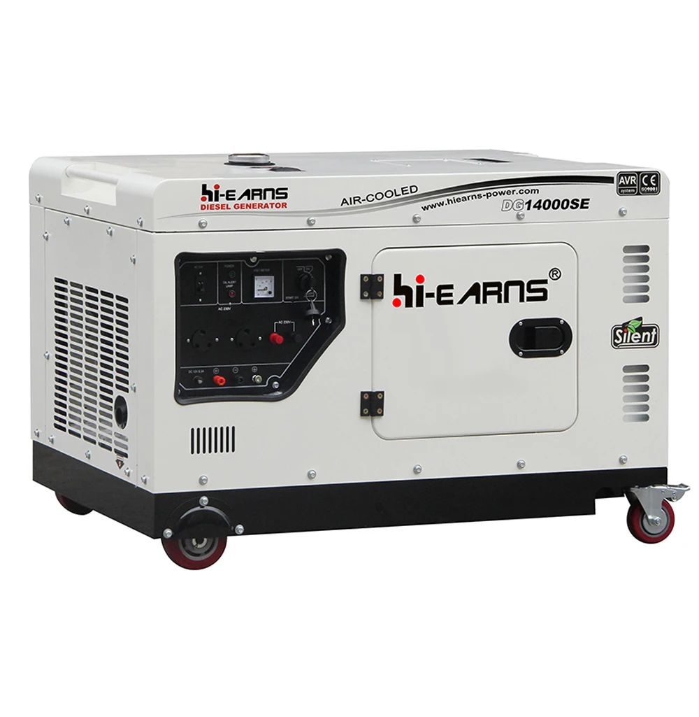 10KW 13KVA 50HZ 220V 230V Portable Silent Diesel Generator Price With 1102F 18HP Diesel Engine