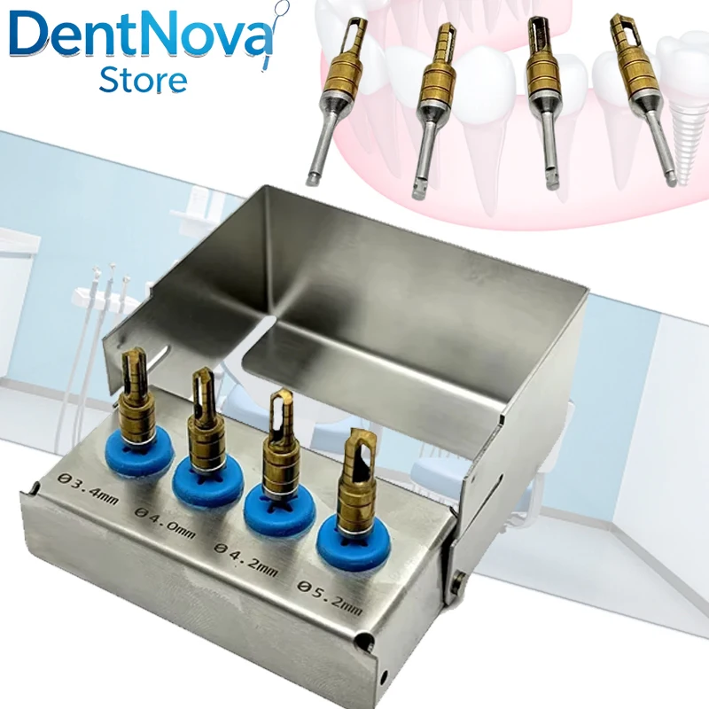 

Dental Implant Bone Collector Self-Grinding Titanium Bone Meal Drill for Oral Surgery Bone Grafting Tool