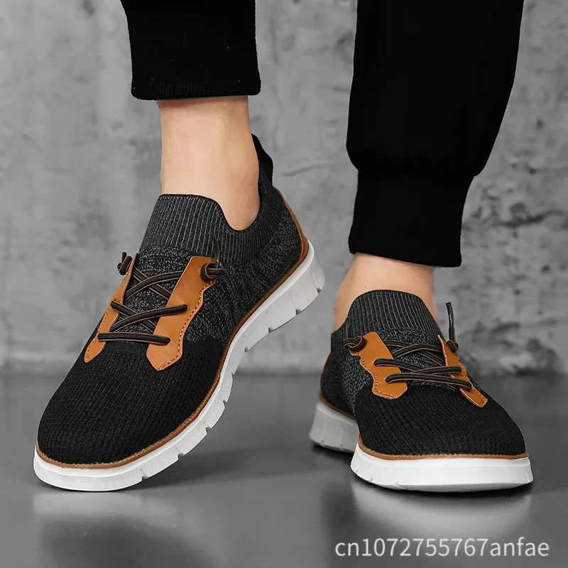 

Outdoor Men Casual Shoes Fashion Business Sneakers Urban Breathable Soft Sole Walking Shoes for Male Non Slip Sneakers for Man