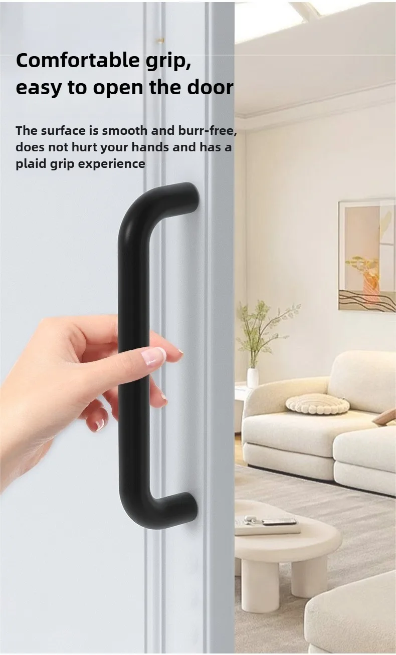 Moderne minimalistische Griffe für Schränke, Kommoden, Schranktürgriffe aus massiver Aluminiumlegierung, Schrankgriffe für Schubladen, Küchenmöbelbeschläge – Detail 5