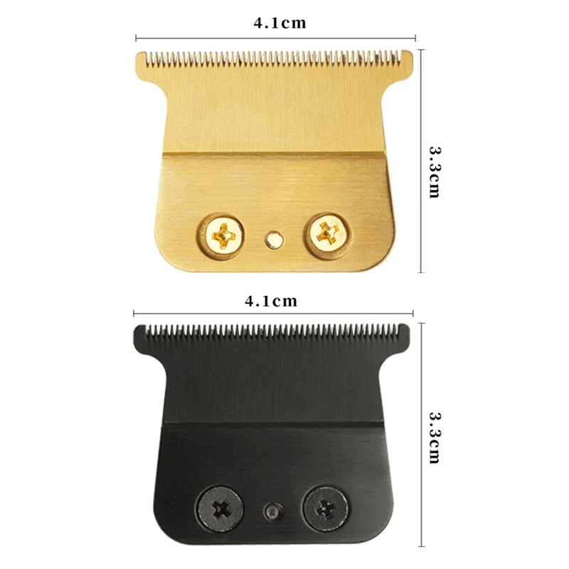 Barbershop FX707 Gold Metel T-Blade Professional Barberlogy Replacement Blade For Babyliss Hair Trimmer FX787 FX726 FX787Z