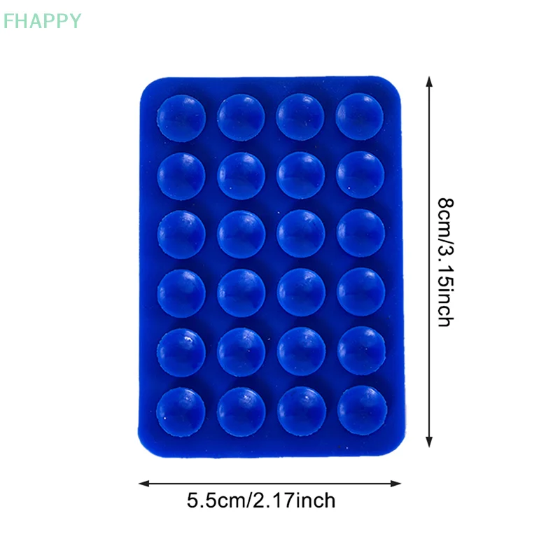 Silicone Suction Pad For Mobile Phone Fixture Suction Cup Backed Adhesive Silicone Rubber Sucker Pad For Fixed