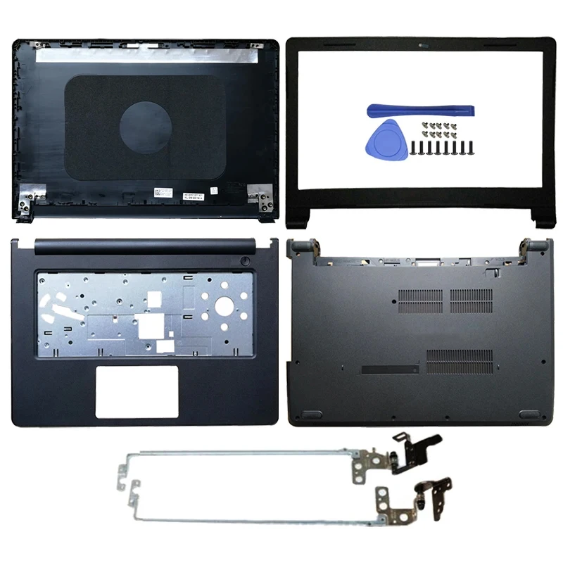 Notebook Screen LCD Back Cover/Front Bezel/Hinges/Palmrest/Bottom Accessories For DELL Inspiron 14 3462 3465 3467 3468 3476 3478