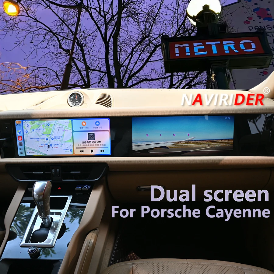 

Android Carplay For Porsche Cayenne 2010-2017 Dual Touch Screen Radio Receiver Multimedio Video Player GPS AutoRadio Stereo