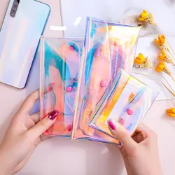 High Quality Transparent Pocket Wallet Waterproof PVC Storage Bag Multifunctional Clear Storage Pouch Men&Women