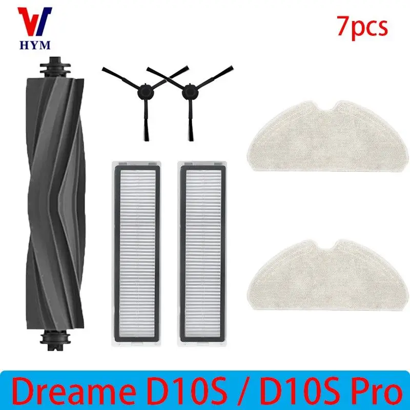 Voor Dreame D10s/D10s Pro Accessoires Robot Stofzuiger Belangrijkste Zijborstel Hepa Filter Mop Rag Vervanging onderdelen