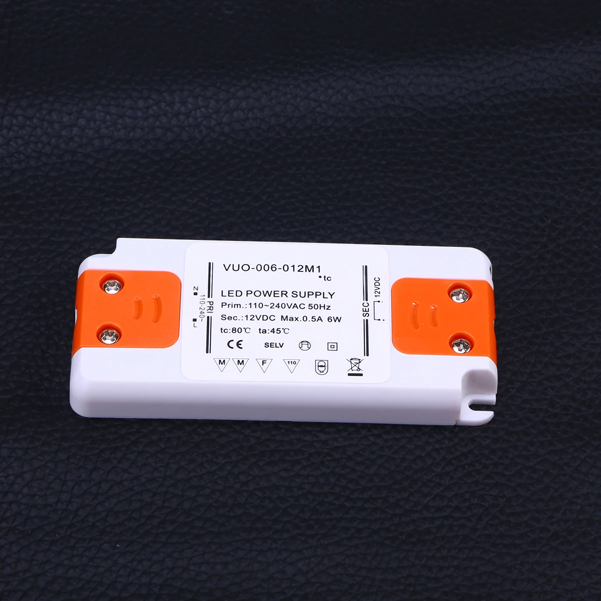 

12V LED Driver Power Supply Energy Saving Ultra Thin Durable Overload Protection Compatible with Bulbs for Lighting