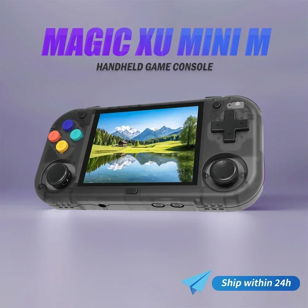 

AMPOWN XU Mini M Handheld Game Players 2.8 Inch IPS Screen Consoles Retro Video Portable Game Console Linux System PSP PS1 VITA