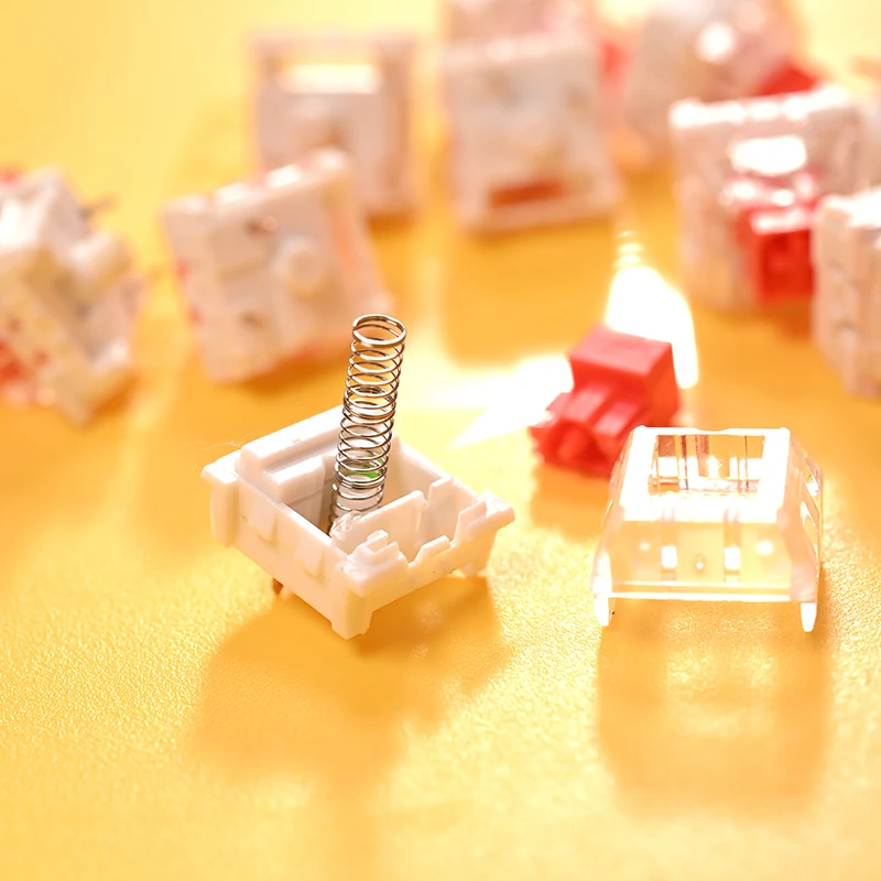 110Pcs Kailh Box Switch Spring Three-Stage Custom Long Switches Springs 35g 45g 56g 80g Box Blue Red Jade Navy Brown