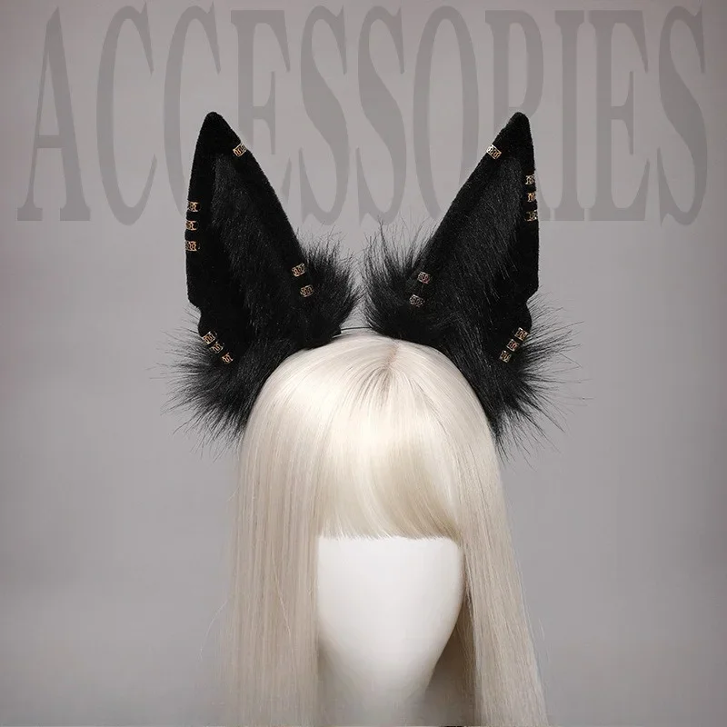 

Simulated Beast Ear Party Dress Up Female Ancient Egyptian Mythical Ears Jackal Headband Costume Accessory Sets