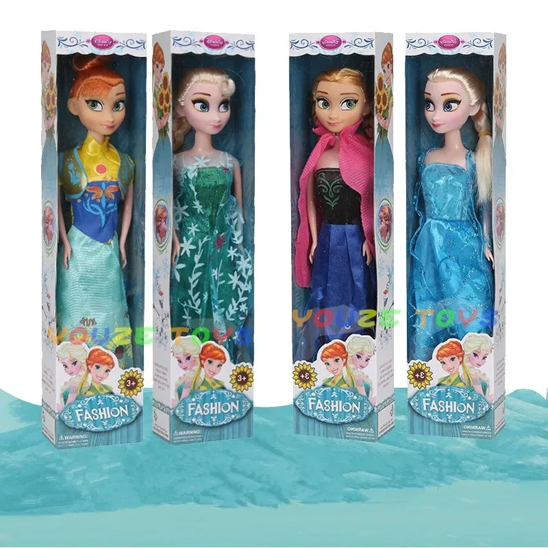 8 Styles Disney Frozen 2 Doll Girls Toys Princess Anna And Elsa Figure Dolls Movable Joints Children Christmas Gift 30cm