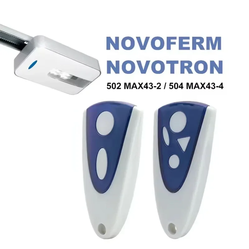 NOVOFERM MINI-NOVOTRON 522 524 MTR43-2 MCHS43-2 MNHS433-02 MNHS433-04 Garage Remote Control 433.92mhz Rolling Code Transmitter