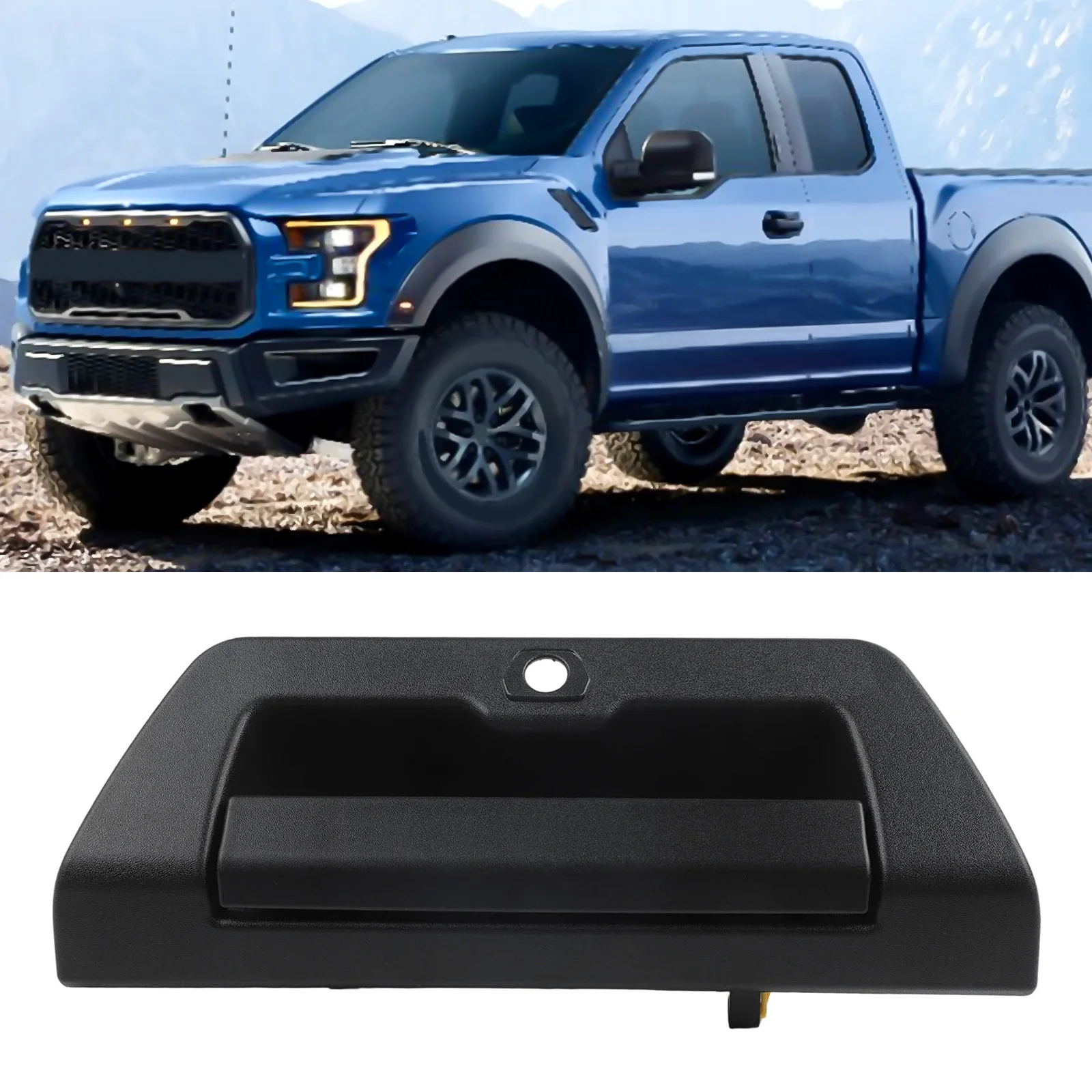 

Auto Accessory Camera Hole Black Custom Fit Easy Installation OE Number FL3Z9943400AA For Ford F-150 2015-2017