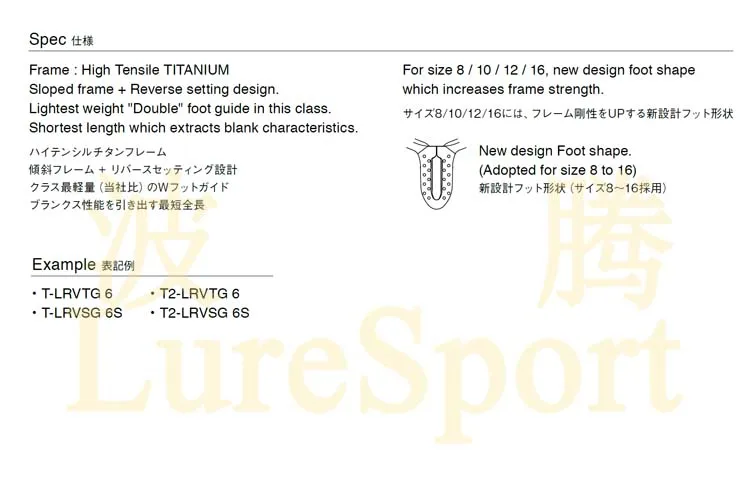 FUJI Titannium Frame10pc Set TORZITE Ring TLRVTG10 TKBTG TKTTG TKGTT SIC Ring TLRVSG10 TKTSG TKBSG TKGST Rod Building Component