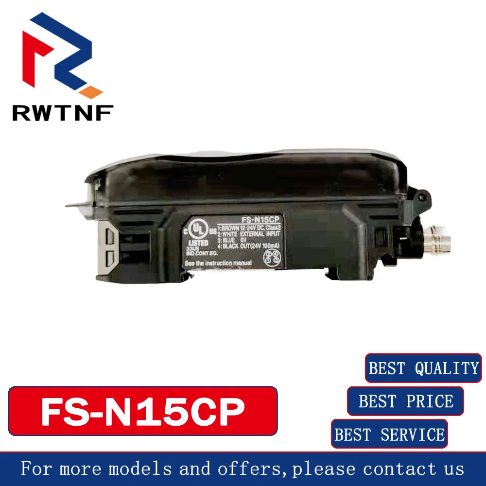 العلامة التجارية الجديدة حقيقية FS-N15CP KEYENCE الألياف مكبر للصوت الاستشعار 100% الأصلي ، مخزون المستودعات