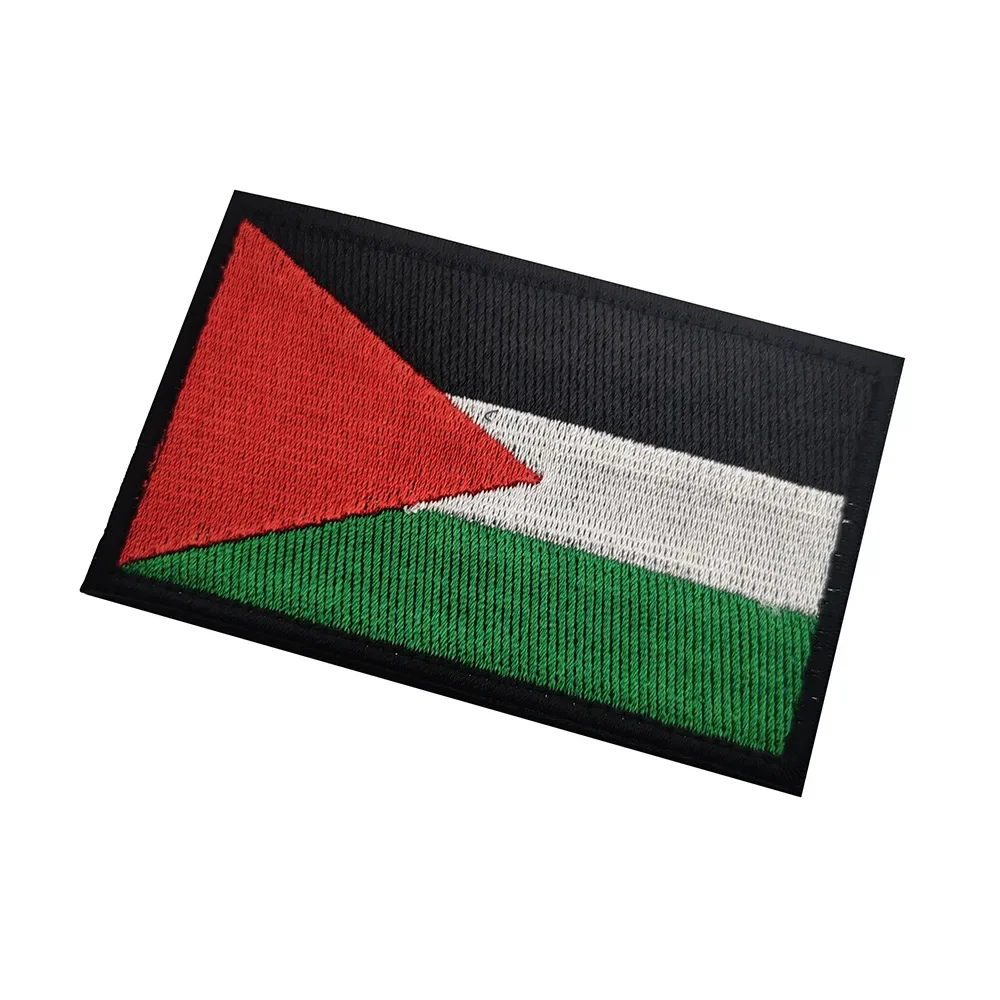 Palestine flag Patches Armband Embroidered Patch Hook & Loop Iron On Embroidery Badge Military Stripe