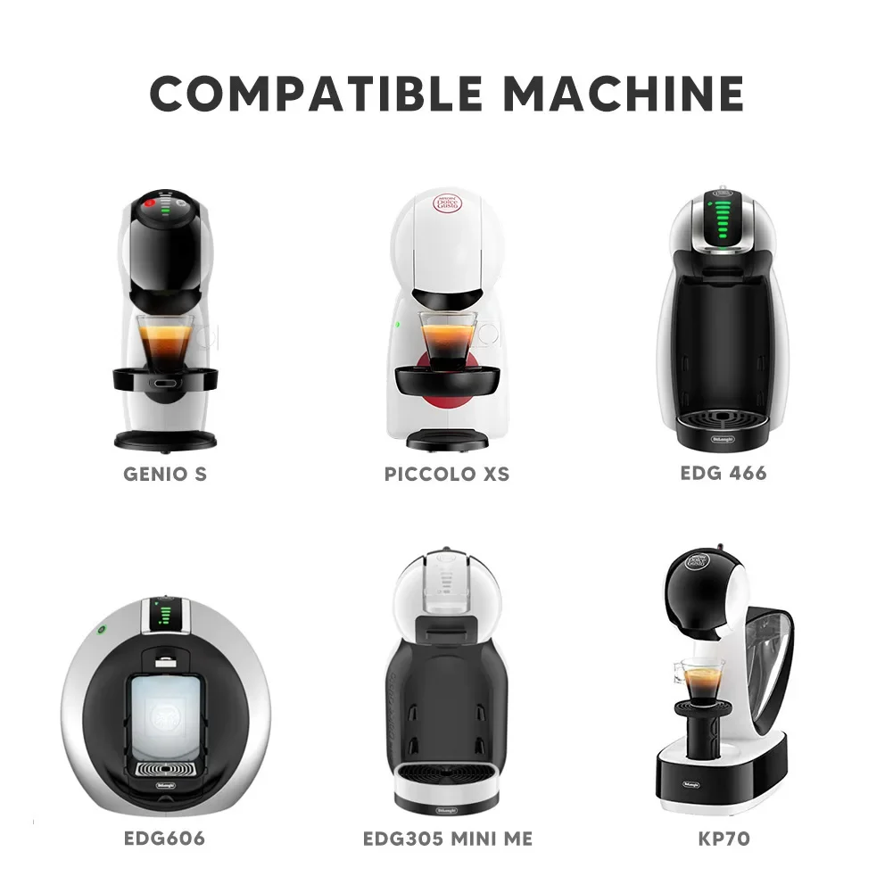 Wiederverwendbarer Kaffeekapsel-Adapter für Dolce Gusto Genio S Crema, kompatibel mit Kaffeemühlen, Kapselzubehör – Detail 4