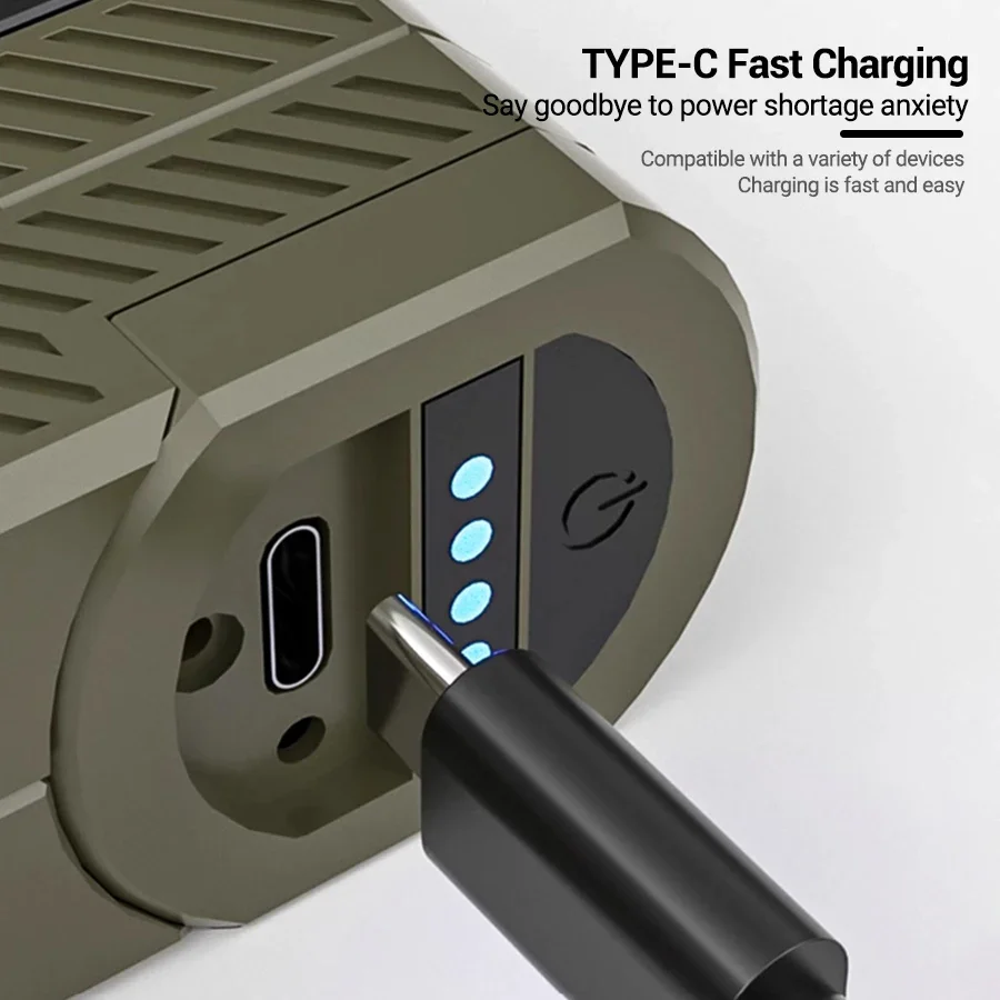 5000mAh Tent Lantern - Waterproof  Solar/USB Portable Charging Camping Light (Emergency Backup, Hanging Design, 3 Lighting Modes