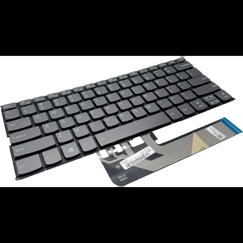 D+US Layout Backlight Keyboard Compatible for Lenovo Yoga 730-13IKB 730-13IWL 730-15IKB 730-15IWL 530-14IKB Series