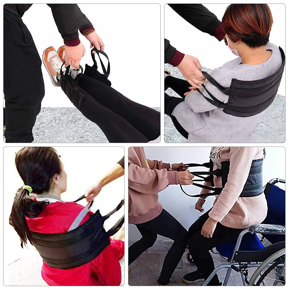 1Pcs Heavy-Duty Transfer Belt Soft Comfortable Polyester Transfer Band for Patient Mobility Assistance Stand Up Support Turning