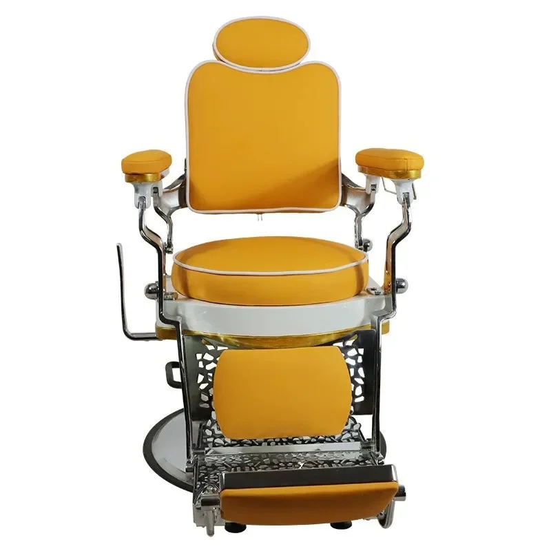 Manufacturer foreign trade barber shop men can put down retro haircut bigoil head  shaving trim  hair chair