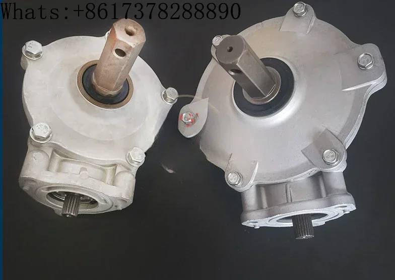 Accessori per trapianti di riso portatili 48C quattro file 68C sei file albero dell'alloggiamento dell'azionamento del gruppo ingranaggi conici da passeggio