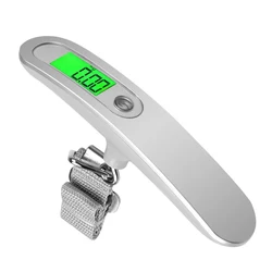 Portable Electronic Scale Digital LCD Hanging Scale 110lb/50kg Luggage Suitcase Travel Baggage Bag Weight Scale Balance Tool