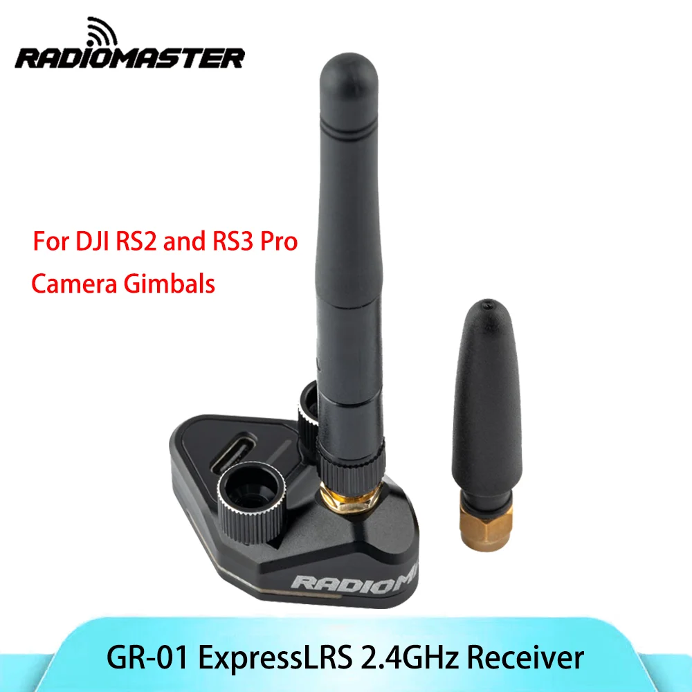 

Radiomaster GR-01 ExpressLRS 2.4GHz Long Range Receiver For DJI RS2 and RS3 Pro Camera Gimbals