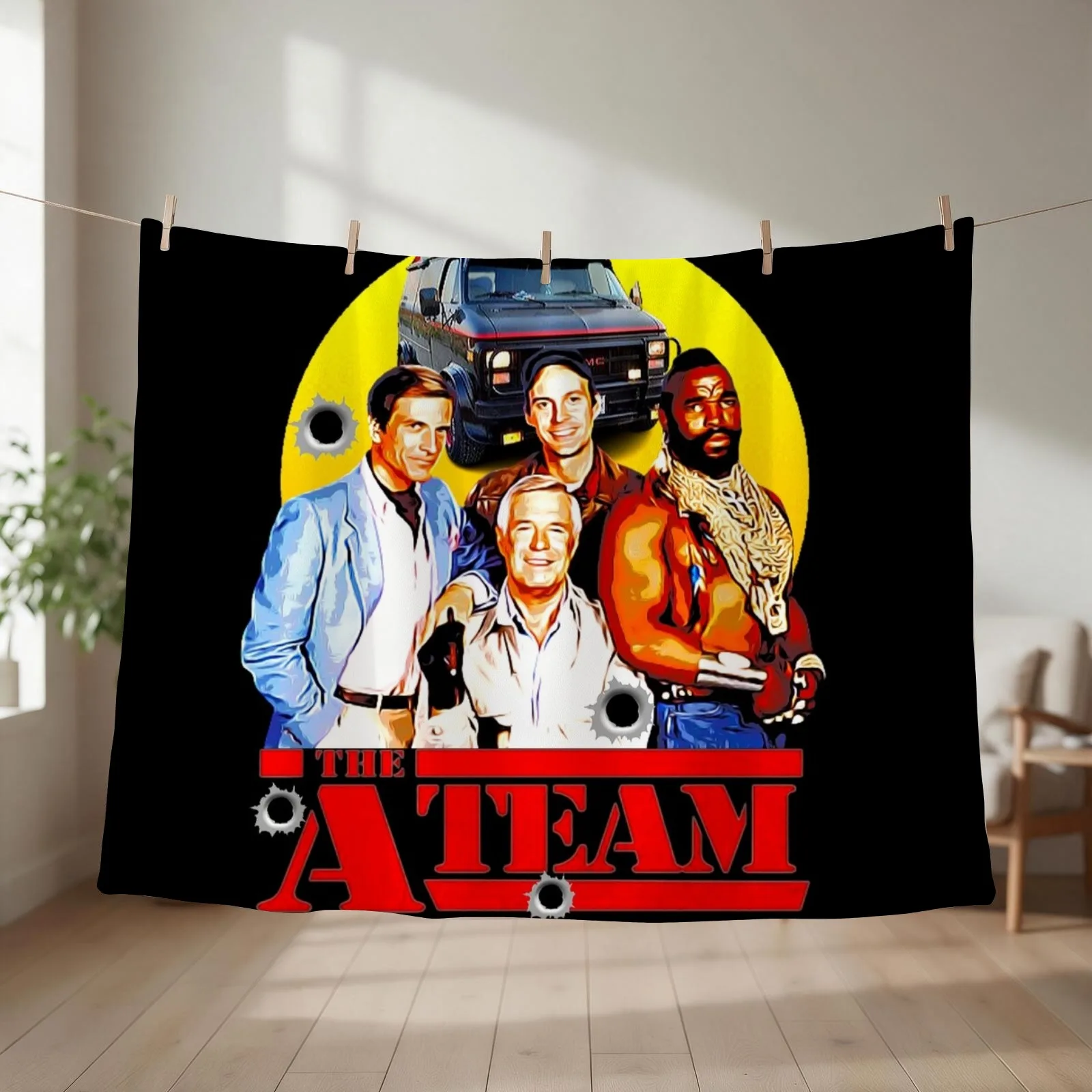 All-risk agency, the a team Throw Blanket couch cozy soft plush fuzzy picnic outdoor blanket