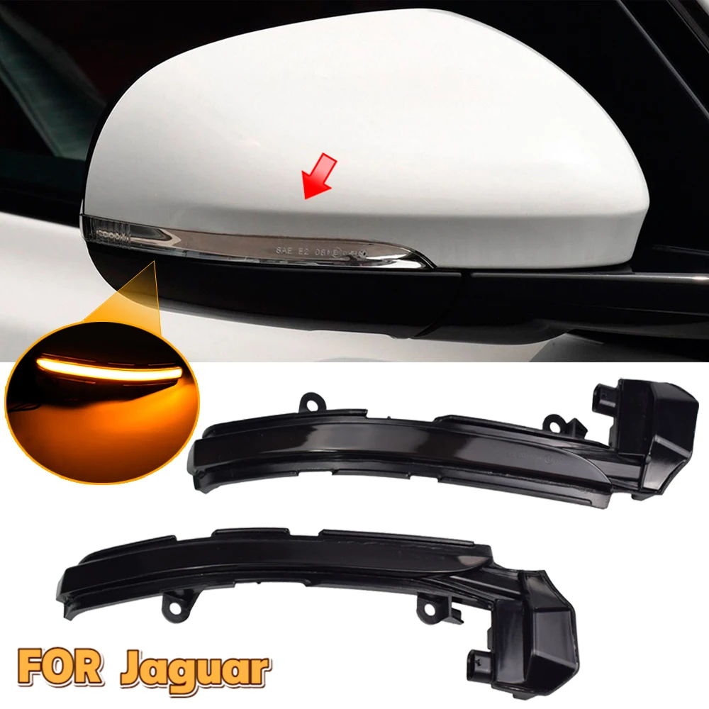 Fit for Jaguar XE XF XJ F-TYPE XK XKR I-PACE X250 X260 Dynamic Blinker Indicator Mirror Turn Light Signal