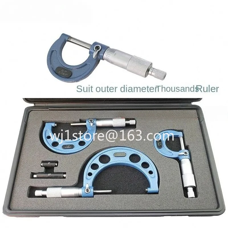 6 pieces 3 pieces 4 pieces/set Measuring tools Carbide tip micrometer 0-150mm range